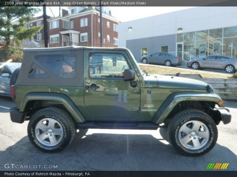 Jeep Green Metallic / Dark Khaki/Medium Khaki 2008 Jeep Wrangler Sahara 4x4