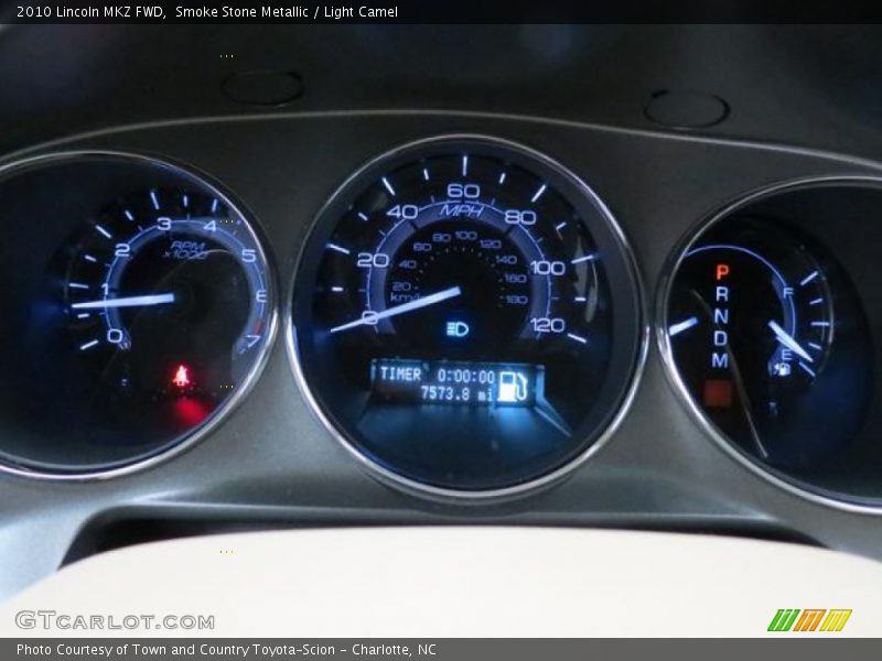 Smoke Stone Metallic / Light Camel 2010 Lincoln MKZ FWD