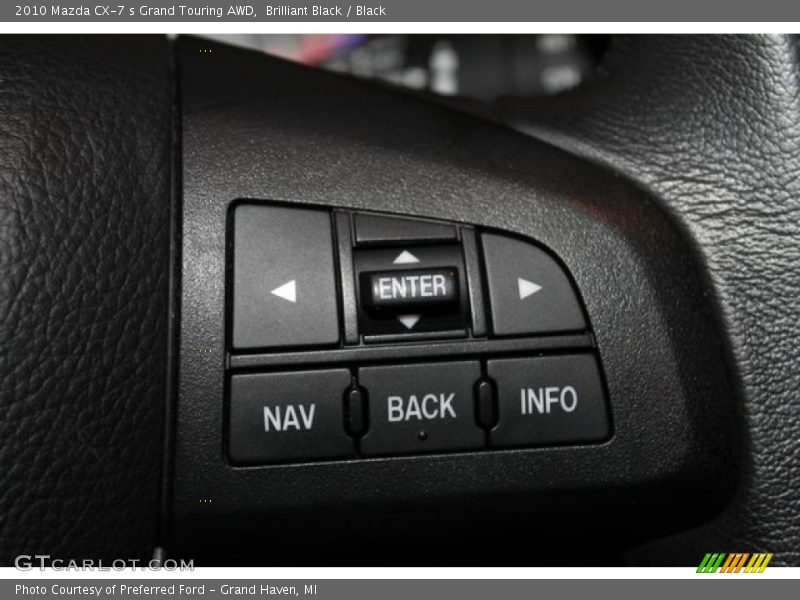 Controls of 2010 CX-7 s Grand Touring AWD
