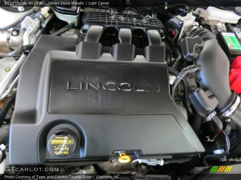 Smoke Stone Metallic / Light Camel 2010 Lincoln MKZ FWD