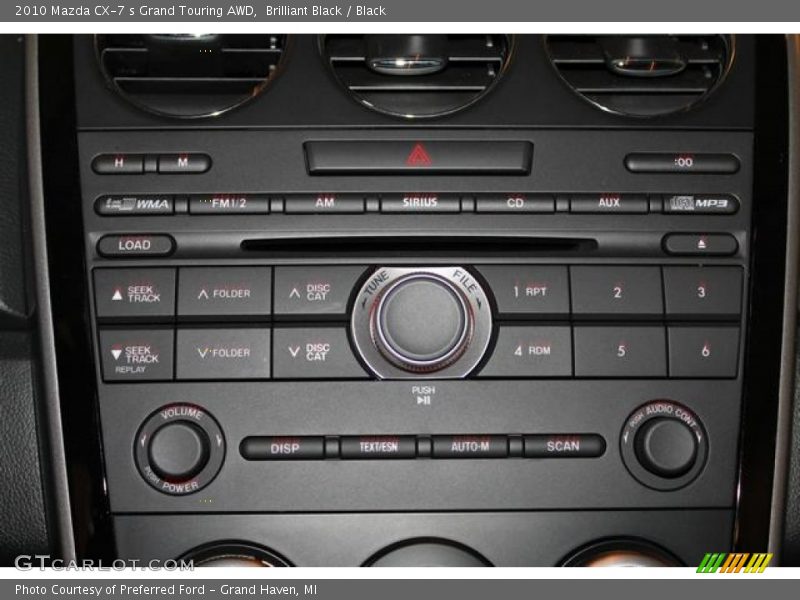 Audio System of 2010 CX-7 s Grand Touring AWD