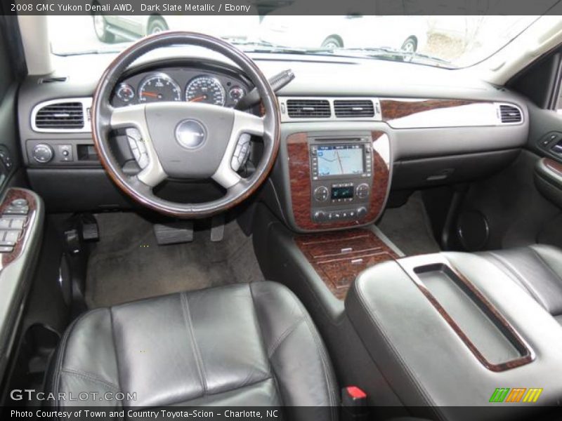 Dark Slate Metallic / Ebony 2008 GMC Yukon Denali AWD