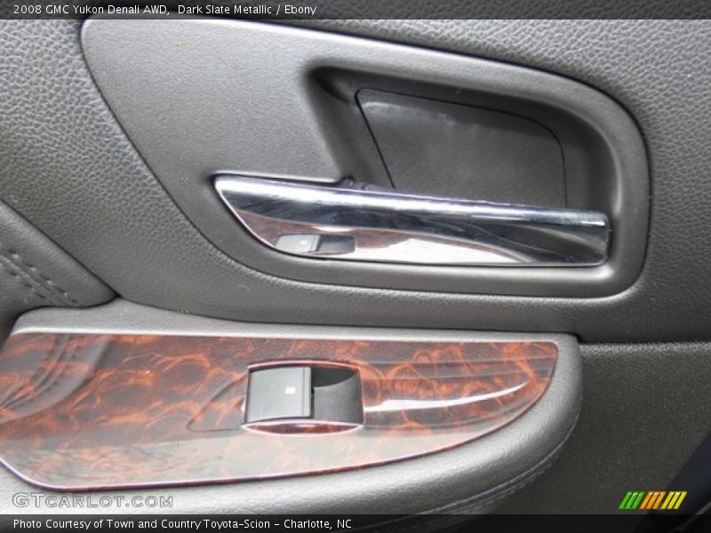 Dark Slate Metallic / Ebony 2008 GMC Yukon Denali AWD