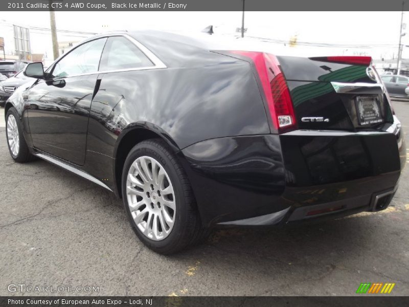 Black Ice Metallic / Ebony 2011 Cadillac CTS 4 AWD Coupe
