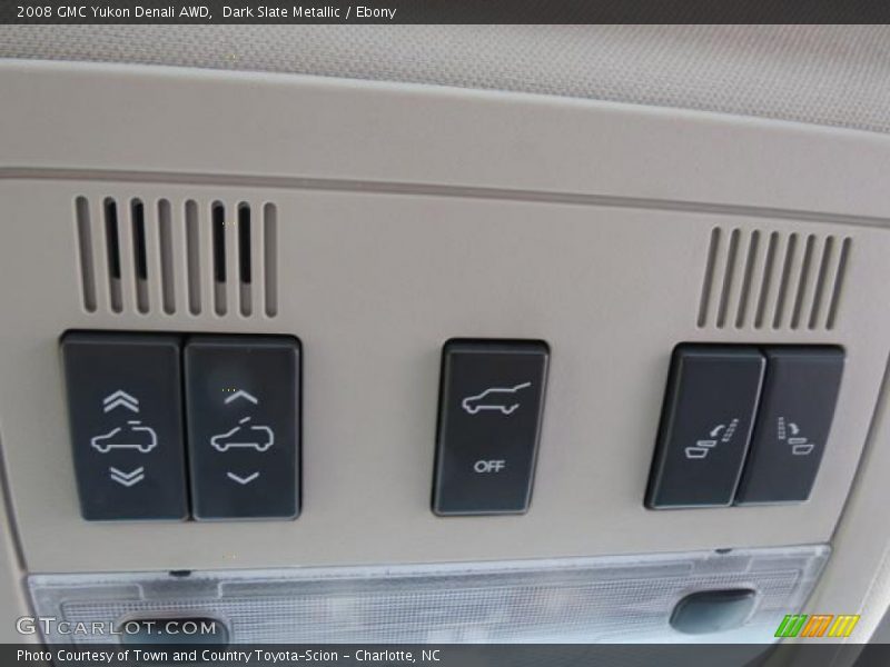 Dark Slate Metallic / Ebony 2008 GMC Yukon Denali AWD