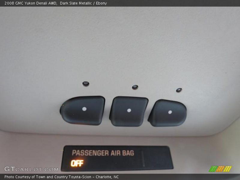 Dark Slate Metallic / Ebony 2008 GMC Yukon Denali AWD