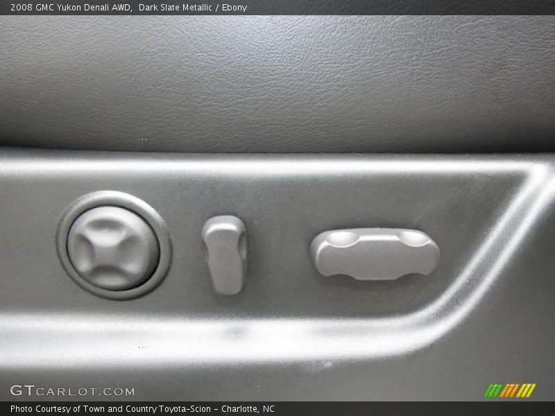 Dark Slate Metallic / Ebony 2008 GMC Yukon Denali AWD