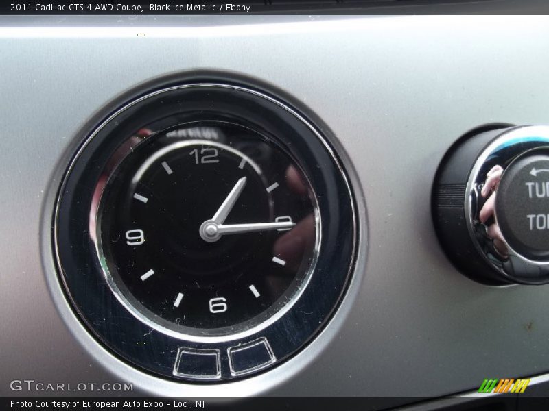 Black Ice Metallic / Ebony 2011 Cadillac CTS 4 AWD Coupe