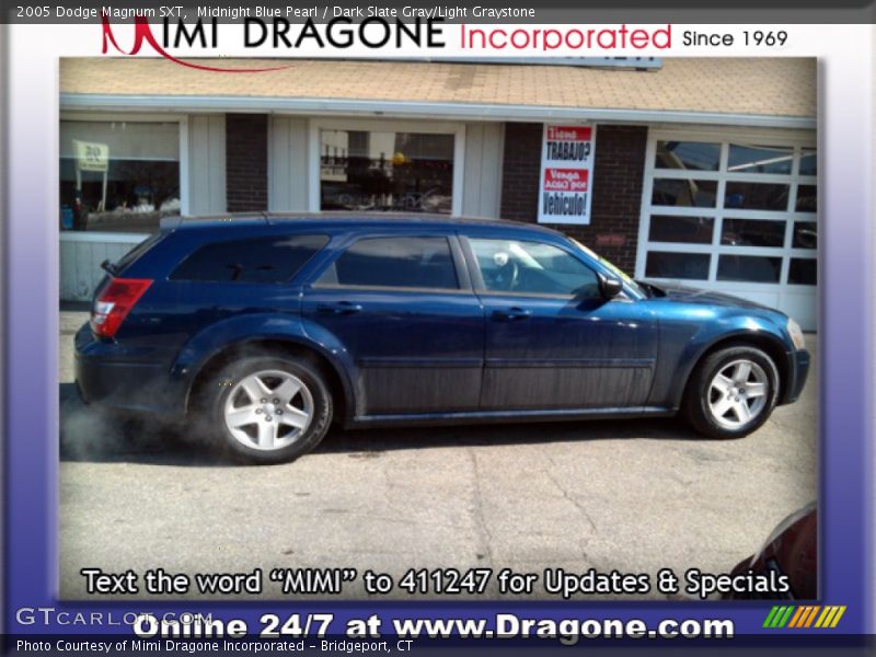 Midnight Blue Pearl / Dark Slate Gray/Light Graystone 2005 Dodge Magnum SXT