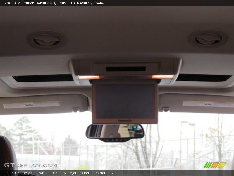 Dark Slate Metallic / Ebony 2008 GMC Yukon Denali AWD