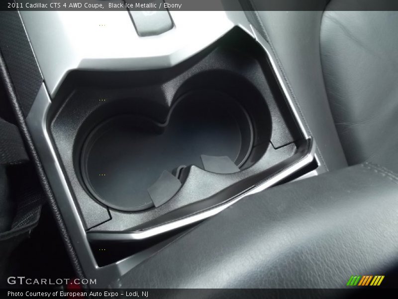 Black Ice Metallic / Ebony 2011 Cadillac CTS 4 AWD Coupe