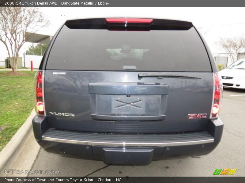 Dark Slate Metallic / Ebony 2008 GMC Yukon Denali AWD
