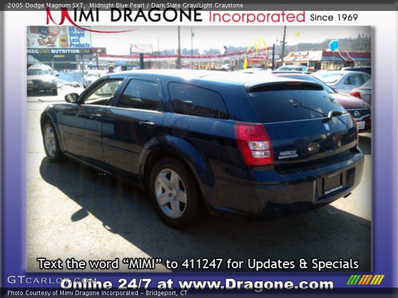 Midnight Blue Pearl / Dark Slate Gray/Light Graystone 2005 Dodge Magnum SXT