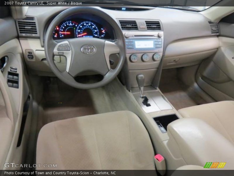 Super White / Bisque 2007 Toyota Camry LE