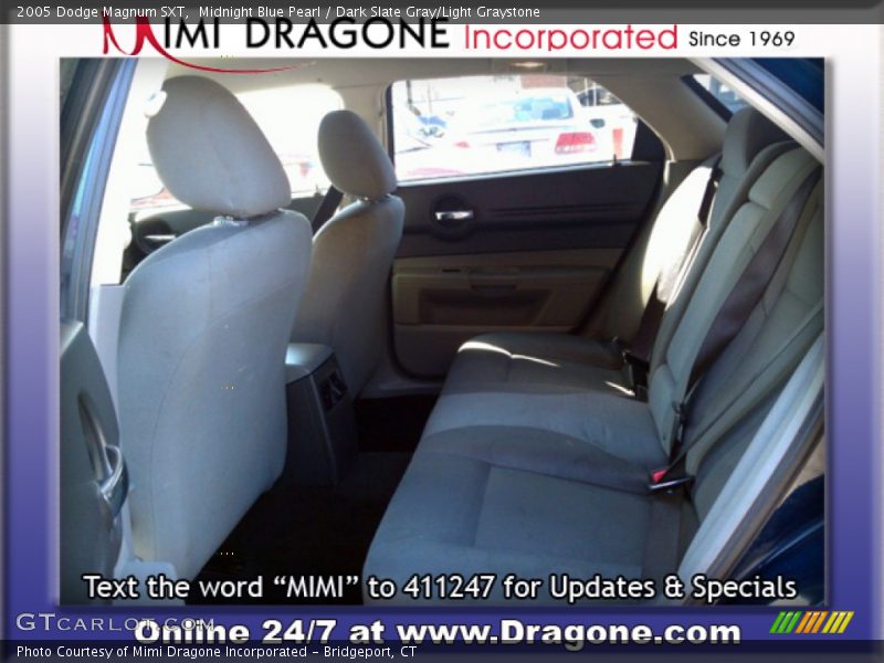 Midnight Blue Pearl / Dark Slate Gray/Light Graystone 2005 Dodge Magnum SXT