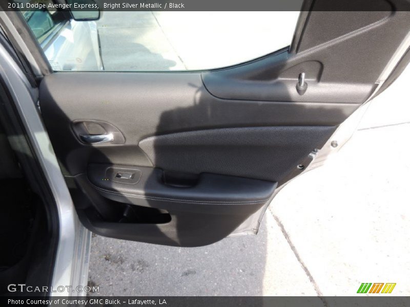 Bright Silver Metallic / Black 2011 Dodge Avenger Express