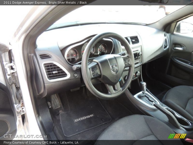 Bright Silver Metallic / Black 2011 Dodge Avenger Express