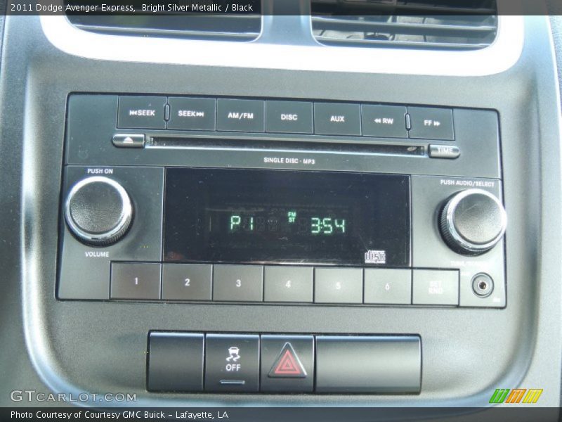 Bright Silver Metallic / Black 2011 Dodge Avenger Express