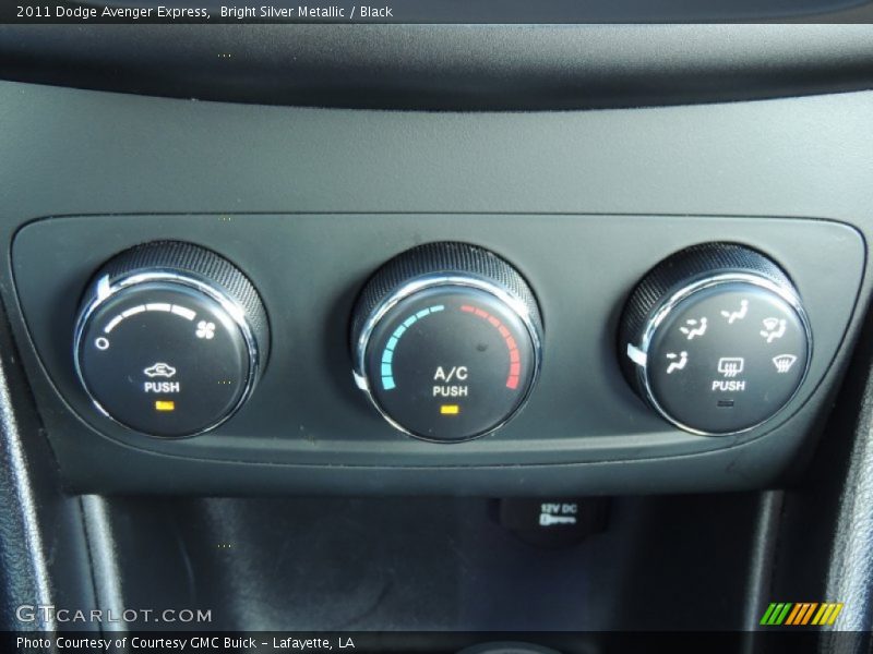 Bright Silver Metallic / Black 2011 Dodge Avenger Express