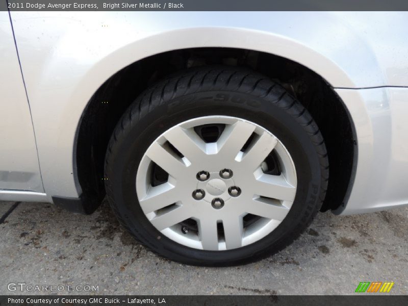 Bright Silver Metallic / Black 2011 Dodge Avenger Express