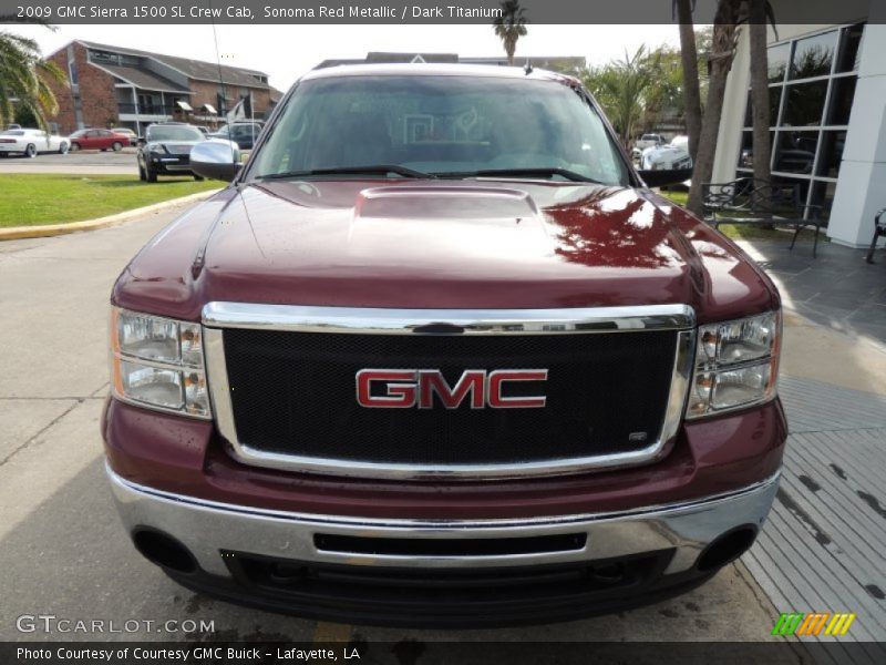 Sonoma Red Metallic / Dark Titanium 2009 GMC Sierra 1500 SL Crew Cab