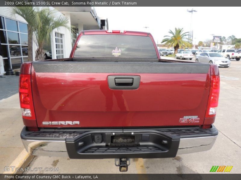 Sonoma Red Metallic / Dark Titanium 2009 GMC Sierra 1500 SL Crew Cab