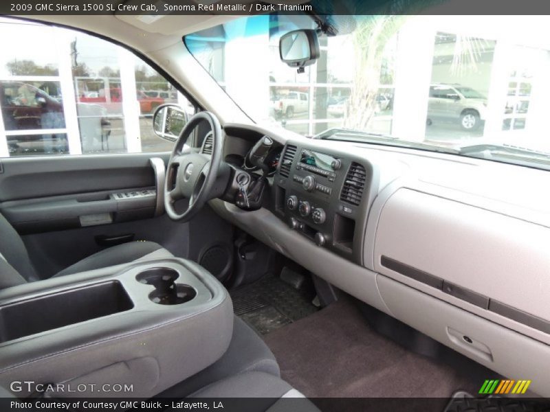 Sonoma Red Metallic / Dark Titanium 2009 GMC Sierra 1500 SL Crew Cab
