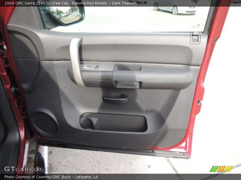 Sonoma Red Metallic / Dark Titanium 2009 GMC Sierra 1500 SL Crew Cab