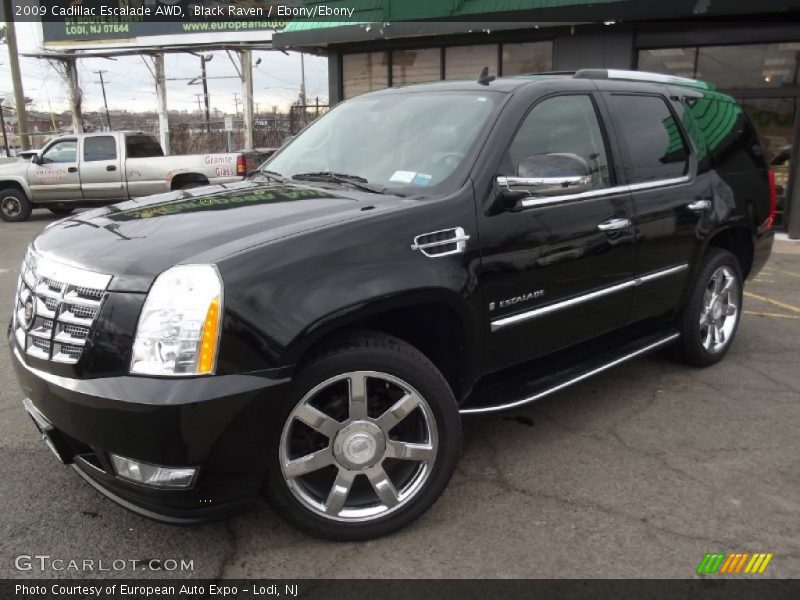 Black Raven / Ebony/Ebony 2009 Cadillac Escalade AWD