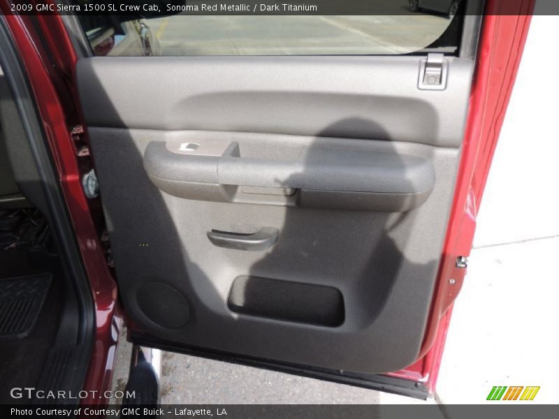 Sonoma Red Metallic / Dark Titanium 2009 GMC Sierra 1500 SL Crew Cab