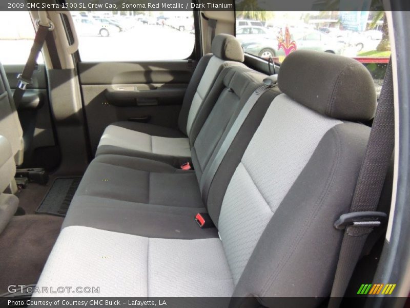 Sonoma Red Metallic / Dark Titanium 2009 GMC Sierra 1500 SL Crew Cab