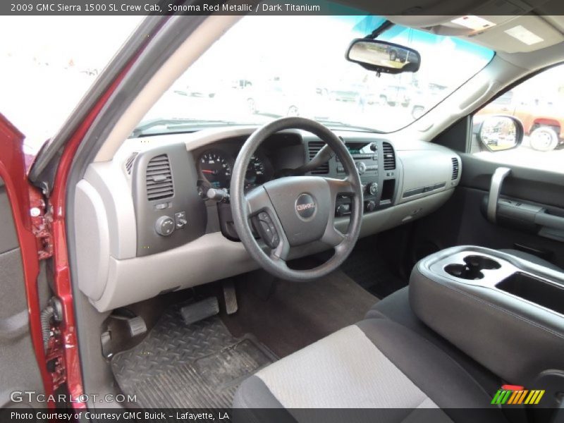 Sonoma Red Metallic / Dark Titanium 2009 GMC Sierra 1500 SL Crew Cab