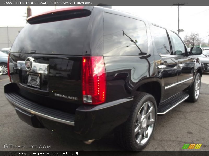 Black Raven / Ebony/Ebony 2009 Cadillac Escalade AWD
