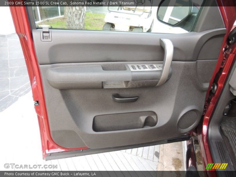 Sonoma Red Metallic / Dark Titanium 2009 GMC Sierra 1500 SL Crew Cab
