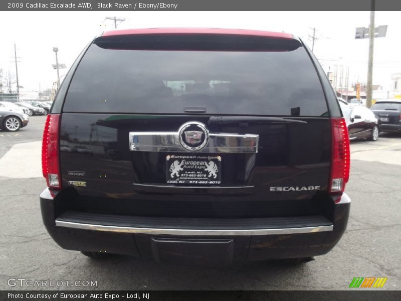 Black Raven / Ebony/Ebony 2009 Cadillac Escalade AWD