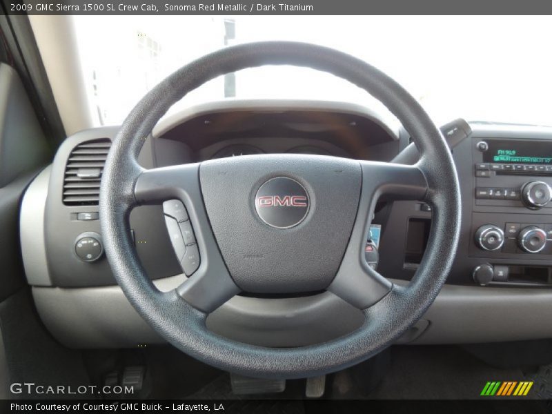 Sonoma Red Metallic / Dark Titanium 2009 GMC Sierra 1500 SL Crew Cab
