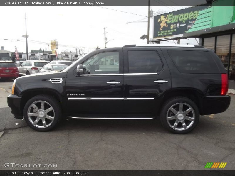 Black Raven / Ebony/Ebony 2009 Cadillac Escalade AWD