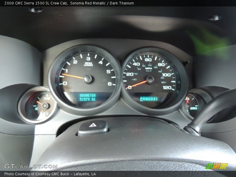 Sonoma Red Metallic / Dark Titanium 2009 GMC Sierra 1500 SL Crew Cab