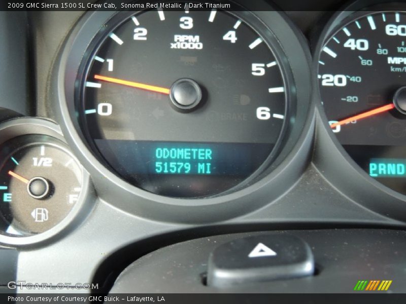 Sonoma Red Metallic / Dark Titanium 2009 GMC Sierra 1500 SL Crew Cab