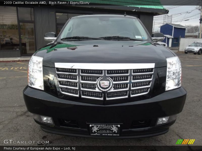 Black Raven / Ebony/Ebony 2009 Cadillac Escalade AWD