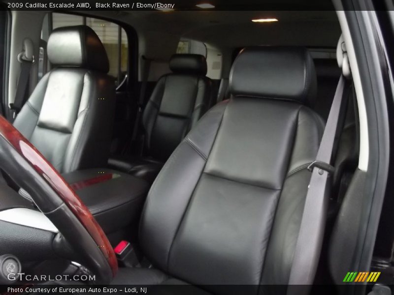 Front Seat of 2009 Escalade AWD