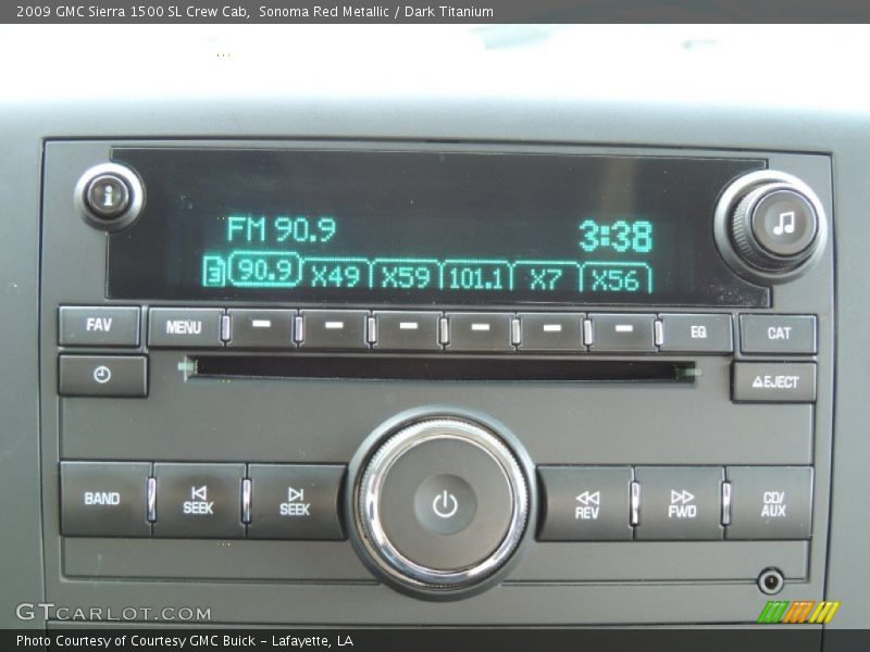 Sonoma Red Metallic / Dark Titanium 2009 GMC Sierra 1500 SL Crew Cab