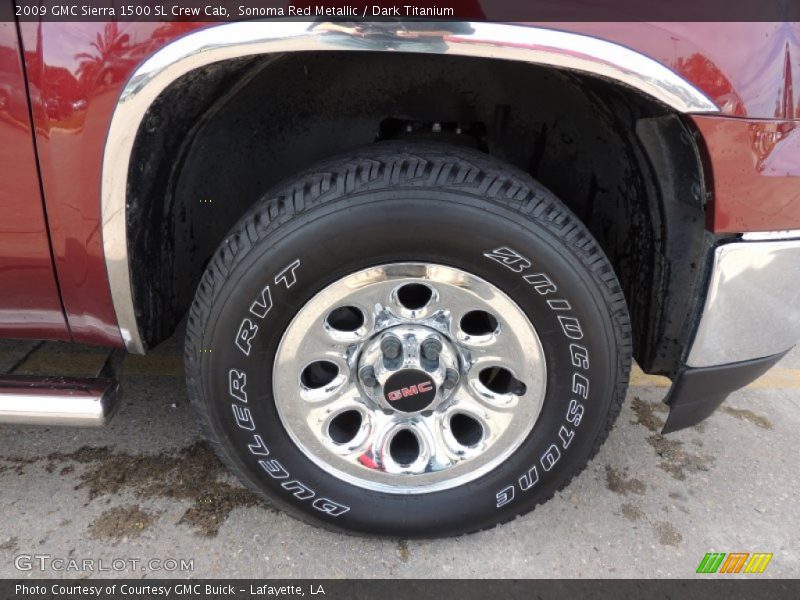 Sonoma Red Metallic / Dark Titanium 2009 GMC Sierra 1500 SL Crew Cab