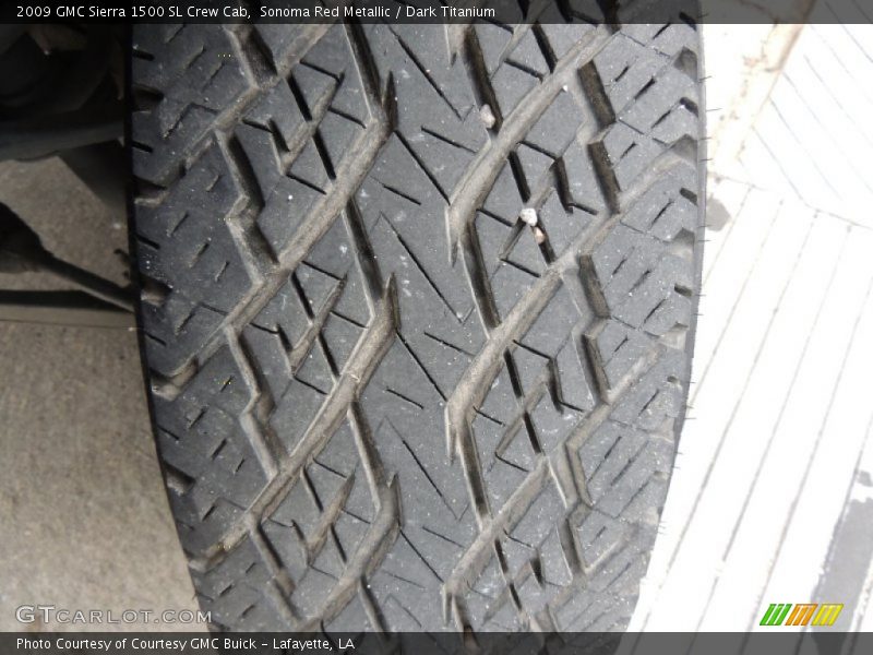Sonoma Red Metallic / Dark Titanium 2009 GMC Sierra 1500 SL Crew Cab