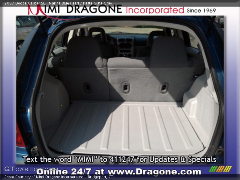 Marine Blue Pearl / Pastel Slate Gray 2007 Dodge Caliber SE