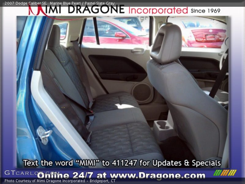 Marine Blue Pearl / Pastel Slate Gray 2007 Dodge Caliber SE