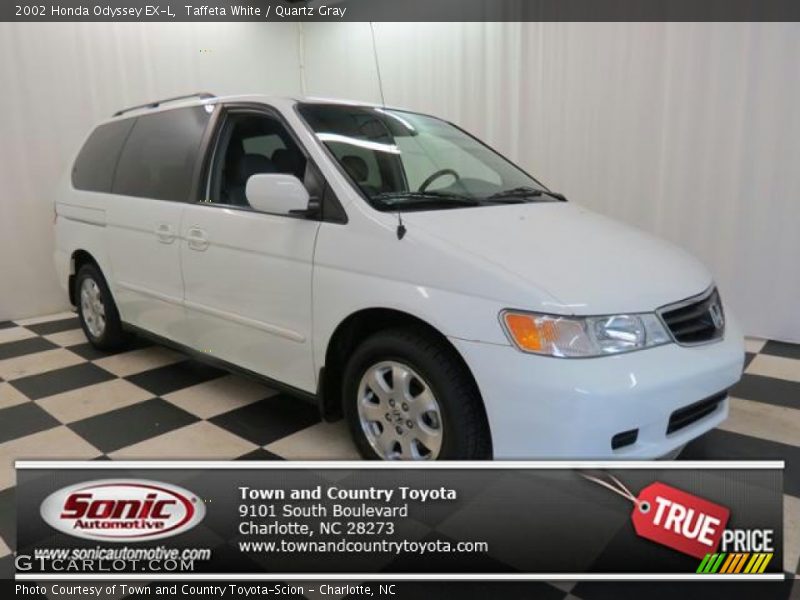Taffeta White / Quartz Gray 2002 Honda Odyssey EX-L