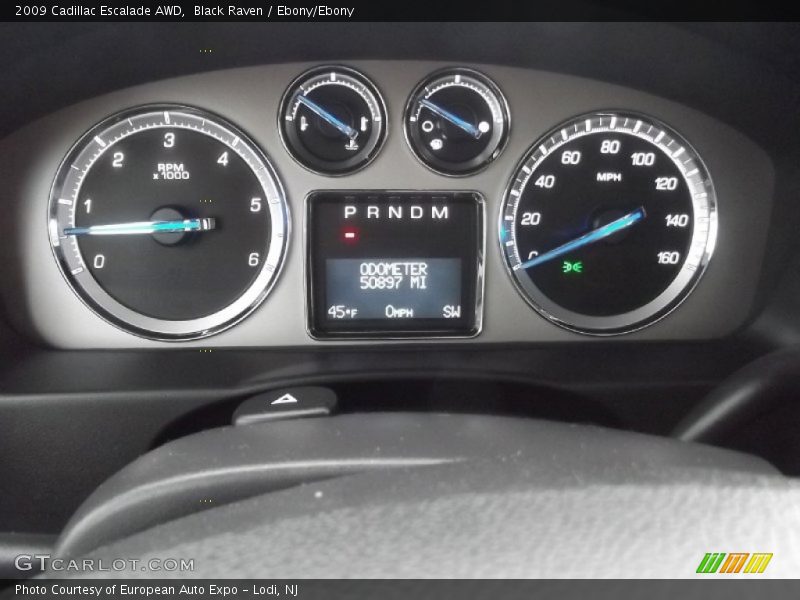  2009 Escalade AWD AWD Gauges