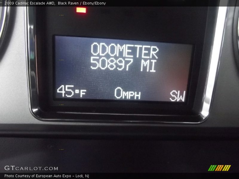 Black Raven / Ebony/Ebony 2009 Cadillac Escalade AWD