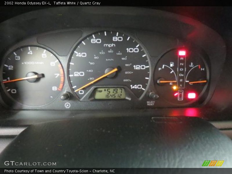 Taffeta White / Quartz Gray 2002 Honda Odyssey EX-L